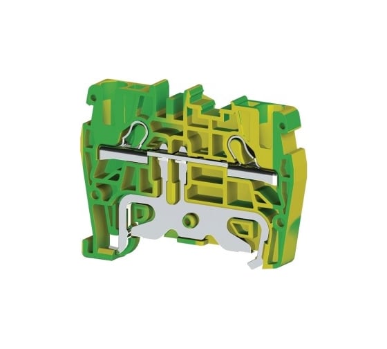 Пружинный клеммник Klemsan быстрозажимной (Push in), 4 мм.кв., (земля); PYK4T 50 шт. 0.0.0.3.336510