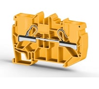 Пружинный клеммник Klemsan быстрозажимной (Push in), 10 мм.кв. (желтый); PYK10 50 шт. 0.0.0.3.307133