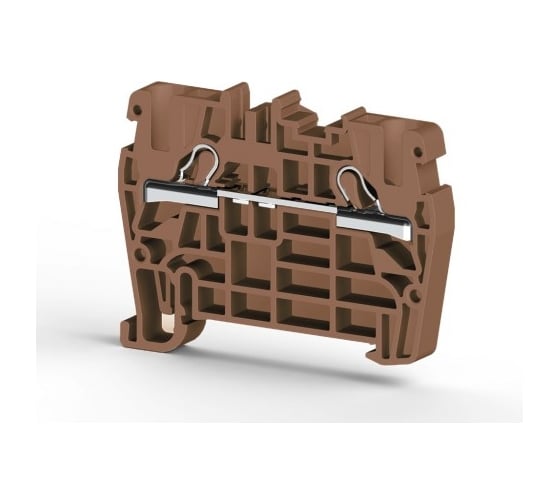 Пружинный клеммник Klemsan быстрозажимной (Push in), 4 мм.кв. (коричневый); PYK4 (RP) 80 шт. 0.0.0.3.307118RP 1