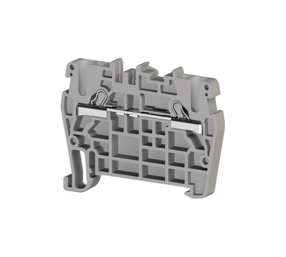 Пружинный клеммник Klemsan быстрозажимной (Push in), 2,5 мм.кв. (серый); PYK2,5 100 шт. 0.0.0.3.307109 1