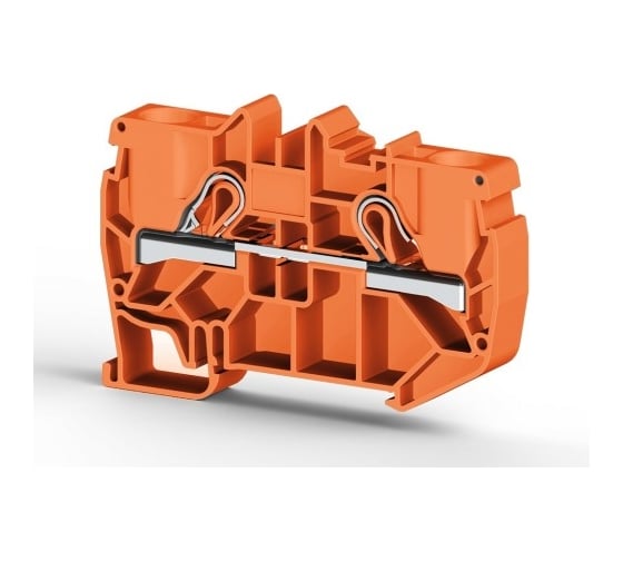 Пружинный клеммник Klemsan быстрозажимной (Push in), 10 мм.кв. (коричневый); PYK10 50 шт. 0.0.0.3.307138 1