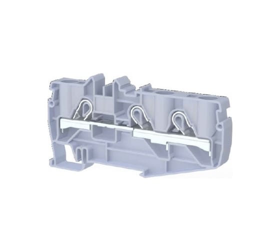 Пружинный клеммник Klemsan быстрозажимной (Push in), 10 мм.кв. (серый); PYK10E 50 шт. 0.0.0.3.307149