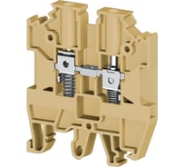 Клеммник на DIN-рейку Klemsan с пружиной, 4мм.кв., бежевый; AVK-Y4 120 шт. 0.0.0.3.304509