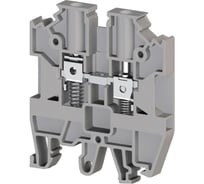 Клеммник на DIN-рейку Klemsan с пружиной, 4мм.кв., серый; AVK-Y4 120 шт. 0.0.0.3.304500