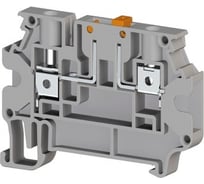 2-х выводной клеммник Klemsan с размыкателем, 4 мм.кв., (серый); AVK 4A 50 шт. 0.0.0.3.304380