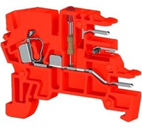 Пружинный клеммник Klemsan с разъёмом, на DIN-рейку, 2,5 мм.кв., (красный); PCY 2,5 100 шт. 0.0.0.3.364014
