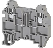 Клеммник Klemsan с возможностью установки картриджа, 2,5 мм.кв, (серый); AVK 2.5F 80 шт. 0.0.0.3.324929