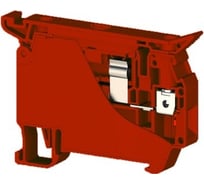 Клеммник Klemsan с держ. предохр. (5x20, 5x25) до 10А на DIN-рейку, 6 мм.кв. (красный); ASK 5 50 шт. 0.0.0.3.353404