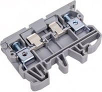 Клеммник Klemsan с держ. предохр. (5x20, 5x25) на DIN-рейку, 6 мм.кв. (серый); ASK 2S 50 шт. 0.0.0.3.351109