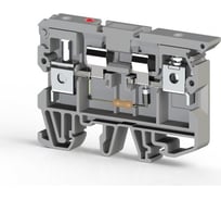 Клеммник Klemsan с держ. предохр. (5x20, 5x25) с индикацией 24VDC на DIN-рейку, 6 мм.кв. (серый); ASK 2LD (24 VDC) 25 шт. 0.0.0.3.351229