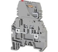 Клеммник Klemsan с держ. предохр. (5x20, 5x25), съём.картридж, с индикацией 24VAC на DIN-рейку, 4 мм.кв., (серый); ASK 3FLD 24VAC 30 шт. 0.0.0.3.354219