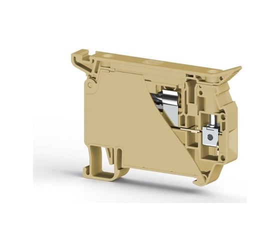 Клеммник Klemsan с держ. предохр. на DIN-рейку, ASK 5LD 24V (NONPOLARITY) (бежевый) 50 шт. 0.0.0.3.353420 1