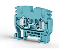 Пружинный миниклеммник Klemsan на DIN-рейку (MR15), 2,5 мм.кв. (синий); MYK2,5 50 шт. 0.0.0.3.306421