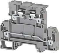 2-х ярусный клеммник Klemsan с держ. предохр. (5x20, 5x25) на DIN-рейку, 4 мм.кв., (серый); AVK 4FS 50 шт. 0.0.0.3.353309