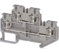 Пружинная клемма Klemsan серии SRD 2,5-2F (Серый) 50 шт. 0.0.0.3.311359