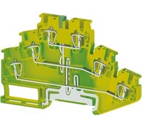 Пружинная клемма Klemsan серии SRD 2,5-3T (желто-зеленый) Земля 50 шт. 0.0.0.3.337160