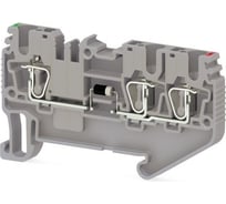 Пружинная клемма Klemsan серии SRD 2,5ED-A (Серый) 50 шт. 0.0.0.3.311099