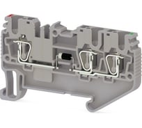 Пружинная клемма Klemsan серии SRD 2,5ED-B (Серый) 50 шт. 0.0.0.3.311109