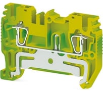 Пружинная клемма Klemsan серии SRD 2,5T (желто-зеленый) Земля 50 шт. 0.0.0.3.337120