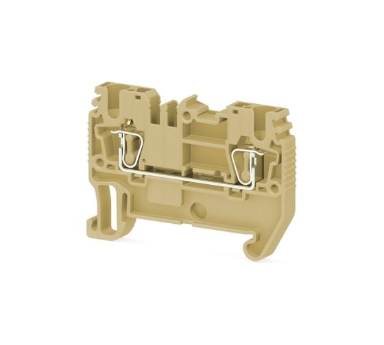 Пружинная клемма Klemsan серии SRD 2,5 (Бежевый) 50 шт. 0.0.0.3.311050 1