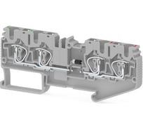 Пружинная клемма Klemsan серии SRD 4CD_B (Серый) 50 шт. 0.0.0.3.311759