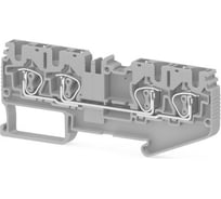 Пружинная клемма Klemsan серии SRD 4C (Серый) 50 шт. 0.0.0.3.311739