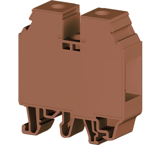 Клеммник на DIN-рейку Klemsan с крышкой, 35мм.кв., коричневый; AVK 35 RDS 50 шт. 0.0.0.3.304588