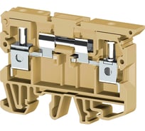 Клеммник с размыкателем на DIN-рейку Klemsan 6 мм.кв., бежевый; ASK 2B 25 шт. 0.0.0.3.360110