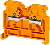 Быстрозажимной пружинный миниклеммник Klemsan Push in, 2,5 мм.кв., на din-рейку 35 мм, оранжевый; PYKMR 2,5 50 шт. 0.0.0.3.307497