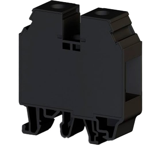 Клеммник на DIN-рейку Klemsan с крышкой, 35мм.кв., черный; AVK 35 RDS 50 шт. 0.0.0.3.304585
