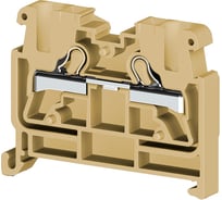 Быстрозажимной пружинный миниклеммник Klemsan Push in, 2,5 мм.кв., на din-рейку 35 мм, бежевый; PYKMR 2,5 50 шт. 0.0.0.3.307490