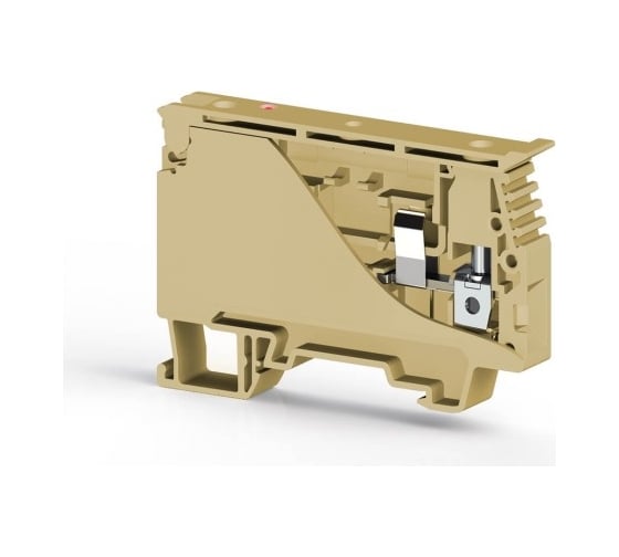 Клеммник с держателем предохранителя Klemsan с индикацией 48VAC на DIN-рейку, 6 мм.кв. (серый); ASK 4LD (48 VAC) 20 шт. 0.0.0.3.351739 1