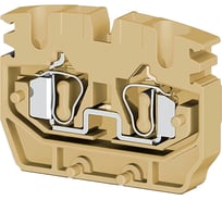 Промежуточный пружинный миниклеммник Klemsan 2,5 мм.кв., бежевый; MYPK2,5 100 шт. 0.0.0.3.306430