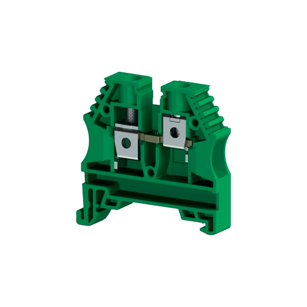 Клеммник на DIN-рейку Klemsan 10мм.кв., зеленый; AVK10 100 шт. 0.0.0.3 ...
