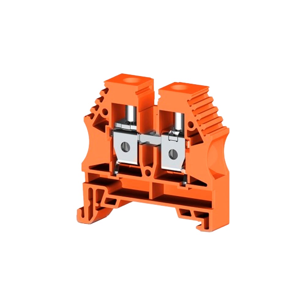 Клеммник на DIN-рейку Klemsan 10мм.кв., оранжевый; AVK10 100 шт. 0.0.0 ...