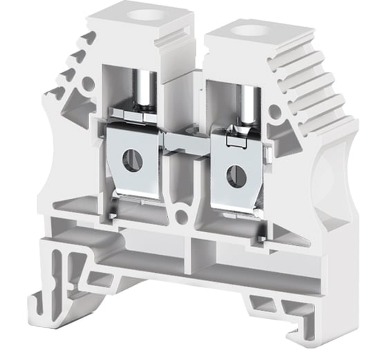 Клеммник на DIN-рейку Klemsan 10мм.кв., белый; AVK10 100 шт. 0.0.0.3.304156