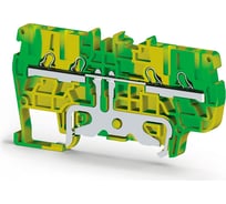 Быстрозажимной пружинный клеммник Klemsan Push in, 4-хвыводной, 2,5 мм.кв., земля; PYK2,5CT 50 шт. 0.0.0.3.336540