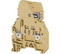 Клеммник с размыкателем Klemsan съемный картридж, на DIN-рейку, 4 мм.кв., бежевый; ASK 3FB 20 шт. 0.0.0.3.362000