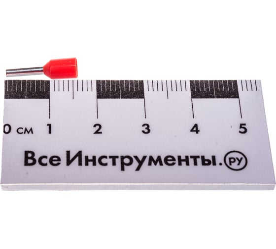 Наконечник-гильза с изолированным фланцем IEK Е1508 уп.100шт ИЭК UGN10-D15-03-08