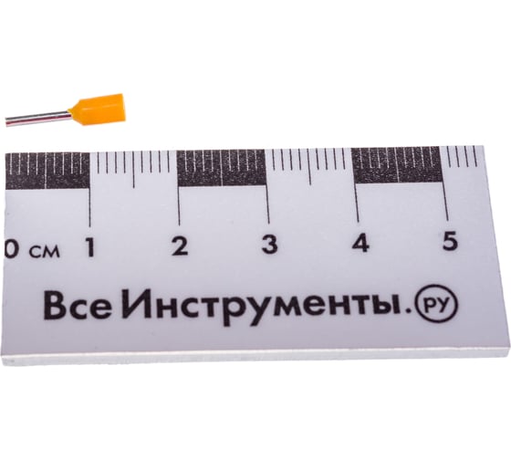 Наконечник-гильза с изолированным фланцем IEK Е0508 уп.100шт ИЭК UGN10-D05-02-08