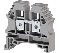 Клеммник на DIN-рейку Klemsan 10мм.кв., серый; AVK10/NM Серия V0 100 шт. 0.0.0.3.309039