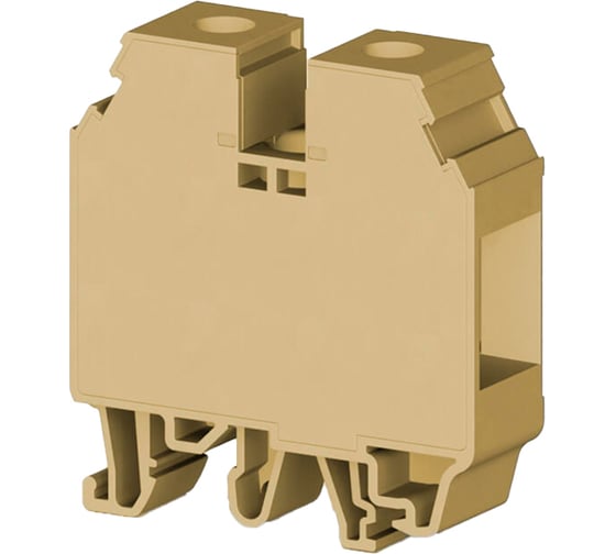 Клеммник на DIN-рейку Klemsan 35 мм.кв., бежевый; AVK35 RD P 40 шт. 0.0.0.3.304259P 1