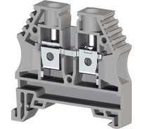 Клеммник на DIN-рейку Klemsan 6мм.кв., серый; AVK6/NM Серия V0 60 шт. 0.0.0.3.309029