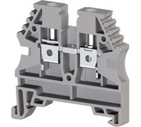 Клеммник на DIN-рейку Klemsan AVK 4/NM, 4мм.кв., серый, серии V0 100 шт. 0.0.0.3.309019