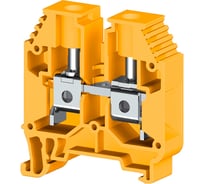 Клеммник на DIN-рейку Klemsan 16мм.кв., желтый; AVK16 50 шт. 0.0.0.3.304163