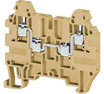 Клеммник Klemsan 4-х выводной, 2,5 мм.кв., бежевый; AVK 2,5 CC 100 шт. 0.0.0.3.324900
