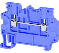 Клеммник на DIN-рейку Klemsan 2,5мм.кв., 2 ряда перемычек, синий; AVK 2,5R 50 шт. 0.0.0.3.304401