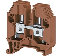 Клеммник на DIN-рейку Klemsan 16мм.кв., коричневый; AVK16 50 шт. 0.0.0.3.304168
