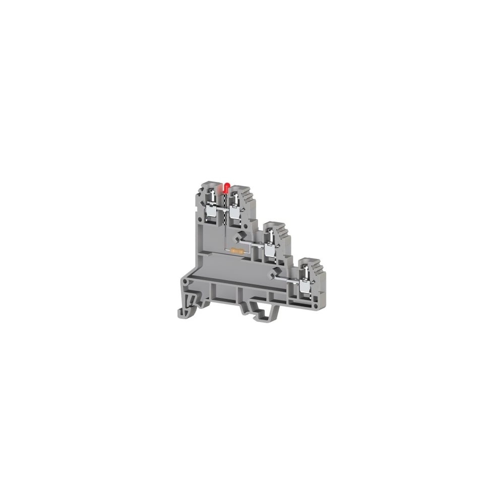 Puk3 Control Unit Клеммник Klemsan 3-х ярусный для датчиков, 2,5мм.кв., с индикацией 24 ...