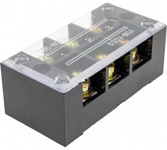 Клеммная колодка OXION 3 пары 60а OX-TB603